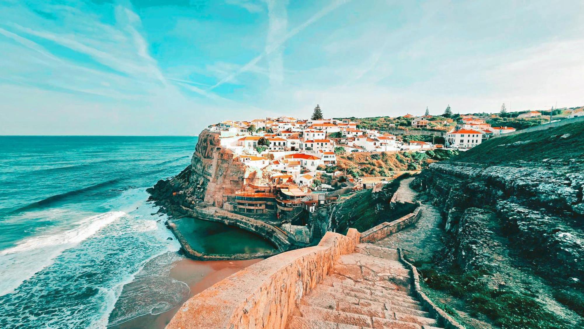 Um Lugar Ao Sol Beach House Azenhas Do Mar Sintra Exterior photo